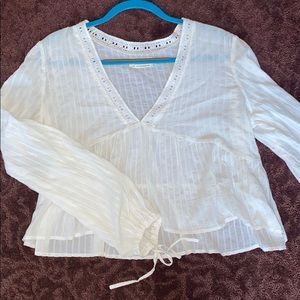 Urban outfitters white blouse